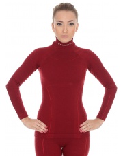 Bluza damska EXTREME WOOL Brubeck/burgund