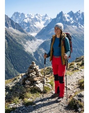 Spodnie trekkingowe damskie Milo Tacul lady/tomato red-black