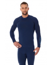 BLUZA MĘSKA THERMO Z DŁUGIM RĘKAWEM GRANATOWA 