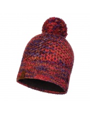 Czapka Zimowa Buff Knitted & Fleece Hat Margo MAROON