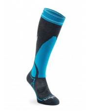 Skarpety BRIDGEDALE narciarskie Ski Mid Merino E - gunmetal/blue