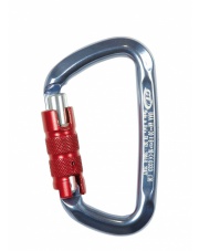 Karabinek D-Shape CF TG (Triplex) - titanium