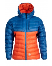 Damska kurtka puchowa KUGTI LADY blue beat/deep orange