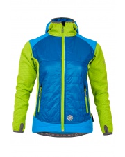 Damska kurtka techniczna  DEVE LADY blue aster/blue beat/lime green