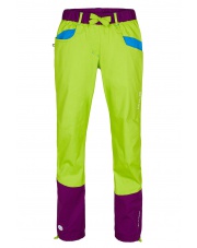 Damskie spodnie wspinaczkowe KULTI LADY lime green/dark violet