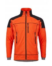 TECHNICZNA BLUZA MILO SELLA  brick/black POLARTEC 100 