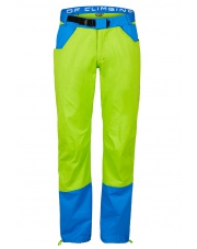 Spodnie wspinaczkowe  KULTI lime green/blue