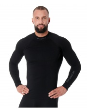 BLUZA MĘSKA EXTREME THERMO DO SPORTÓW ZIMOWYCH GRANAT  czarna 