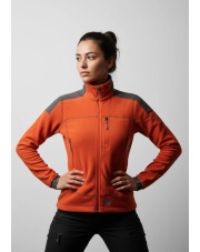 Techniczny polar damski SELLA LADY brick/grey MILO - 200 