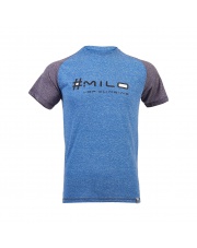 Męska koszulka Kindi MILO-blue/purple velvet