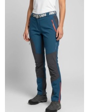 SPODNIE TREKKINGOWE DAMSKIE MILO ATERO LADY BLUE STONE/DARK GREY 