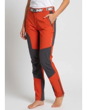 SPODNIE TREKKINGOWE MILO DAMSKIE MILO ATERO LADY BRICK/DARK GREY 