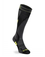 Skarpety BRIDGEDALE Ski Lightweight Merino Performance - black/lime