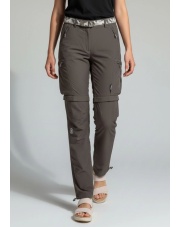 LETNIE damskie SPODNIE TREkKINGOWE FERLO - DARK GREY