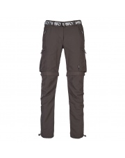 LETNIE damskie SPODNIE TREKINGOWE FERLO - DARK GREY