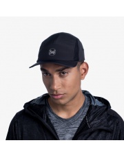 Sportowa czapka z daszkiem BUFF® 5 PANEL GO CAP R-SOLID BLACK S-M