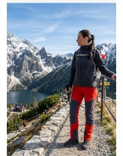 SPODNIE  TREKKINGOWE DAMSKIE MILO TENALI LADY brick/dark grey 