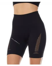 LB1044W Legginsy damskie GYM z krótką nogawką czarny