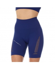 LB1044W Legginsy damskie GYM z krótką nogawką ciemnoniebieski