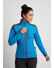Techniczna bluza damska Milo SELLA blue aster/grey polartec 200 