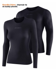 LS1085U Koszulka Base Layer z długim rękawem unisex grafitowy