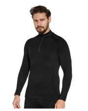 Bluza termoaktywna Brubeck Extreme Merino - czarna