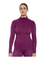 Bluza termoaktywna damska Brubeck Extreme Merino - fuchsia