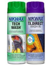 Zestaw do pielęgnacji odzieży i sprzętu outdoor Nikwax Tech Wash i TX Direct 2 x 300 ml 