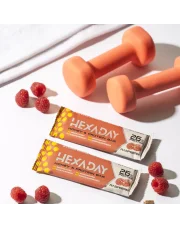 BATON PROTEINOWY MALINOWY HEXADAY Łysoń 