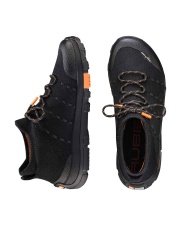 Męskie wodoodporne buty turystyczne TREK MERINO Brubeck CZARNY-POMARAŃCZOWY