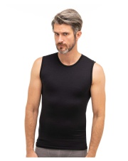 Męski bezrękawnik z wełną merino COMFORT WOOL Brubeck czarny 