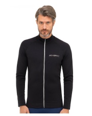 Termoaktywna męska rozpinana bluza ATHLETIC Brubeck czarna