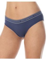  Majtki hipster dla kobiet z merino ACTIVE WOOL BRUBECK jeansowy 