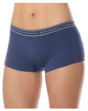 Bokserki damskie z wełną merino ACTIVE WOOL jeansowy Brubeck