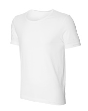  Bawełniana męska koszulka z krótkim rękawem COMFORT COTTON biały 