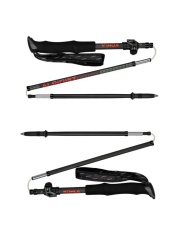 Kije karbonowe Kohla ALPINIST NANO blk/red.orng/ice.green