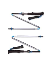 Kije do biegania Black Diamond Distance FLZ Poles - pewter 110-125 cm 