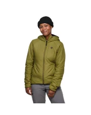 Damska bluza BLACK DIAMOND z kapturem First Light Stretch HOODY - creek green 