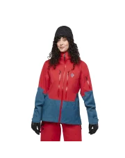 Kurtka membranowa damska Black Diamond Coral Red-Creek Blue