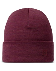 Czapka BUFF HEAVYWEIGHT MERINO WOOL LOOSE HAT SOLID TIBETAN RED