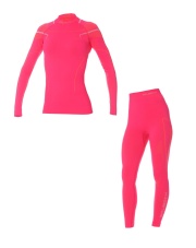 Zestaw bielizna termoaktywna BRUBECK DAMSKA THERMO FUKSJA