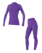 Zestaw bielizna termoaktywna BRUBECK DAMSKA THERMO lawendowy