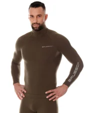 LS1420M Bluza męska RANGER WOOL khaki BRUBECK