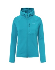 Bluza damska VIKING Jukon Lady Hoodie Polartec rozpinana z kapturem turkusowa
