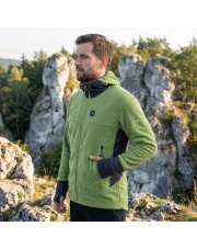 Kurtka polarowa męska FORGO 25  - zielony