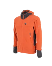 Kurtka polarowa męska FORGO 25  milo - POMARAŃCZOWY