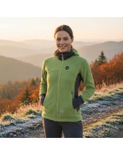 Kurtka polarowa damska FORGO 25 MILO- zielona