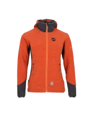 Kurtka polarowa damska FORGO 25 MILO - pomarańczowa