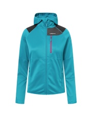 Bluza damska VIKING Yosemite Hoodie Lady rozpinana z kapturem turkusowa