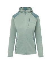 Bluza damska VIKING Birger Lady rozpinana z kapturem zielona